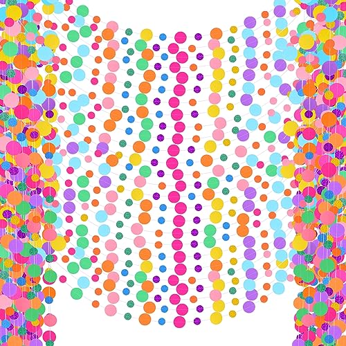 40 Pieces Circle Garland Banner Hanging (524 Foot)