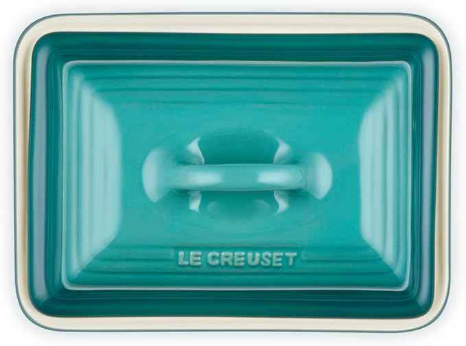 Le Creuset Stoneware European Butter Dish, Riviera
