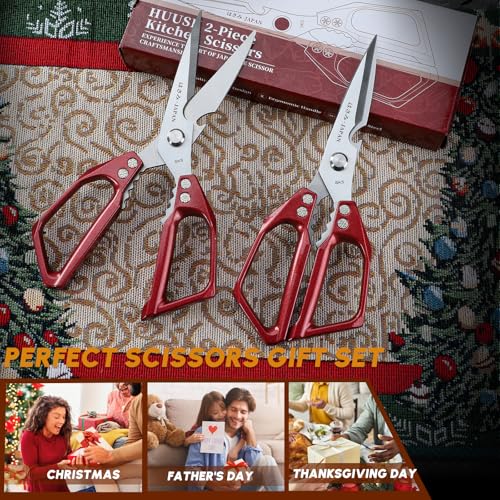 Kitchen Scissors all Purpose (Red)