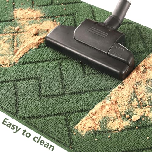 Kitchen Runner Rug (Green / 20"x59"+20"x32")