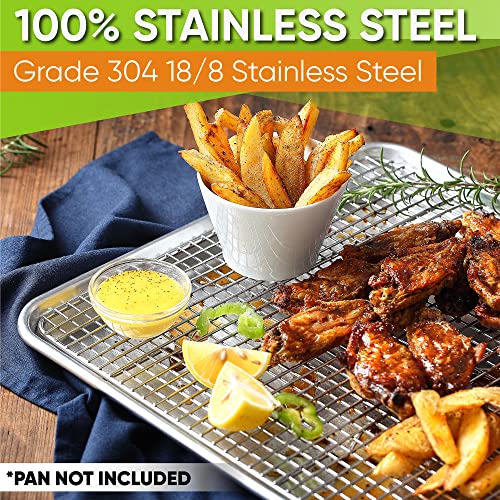 11.5" x 16.5" Stainless Steel Cooling Rack for Baking (2 Pack / 11.5"x16.5")