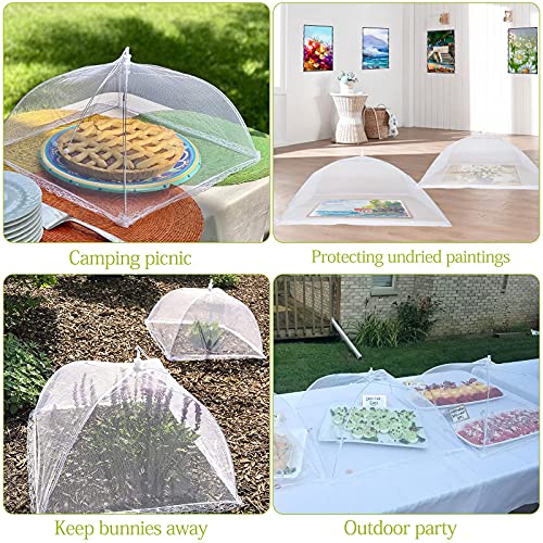 Food Cover Food Tent Set (White)