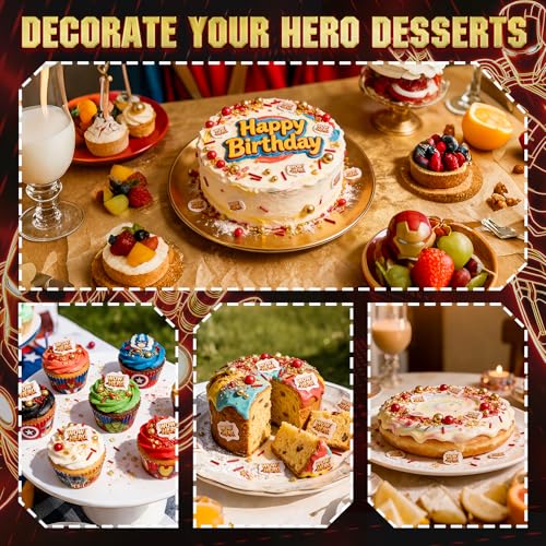 Edible Hero Sprinkles for Cake Decorating (Heroism)