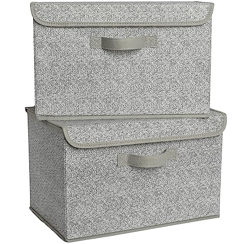 Memory Keepsake Storage Box (Ash Gray / Extra Large-2 Pack)