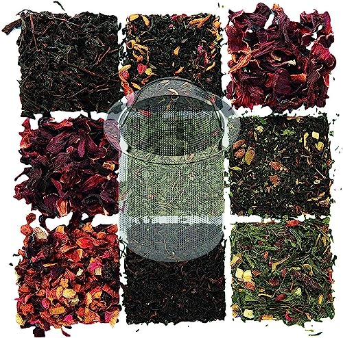 Stainless Steel Teapot With Removeable Infuser 50 oz Stovetop Tea Maker for Fruit Herbal and Infusion (50 oz / Chrome)