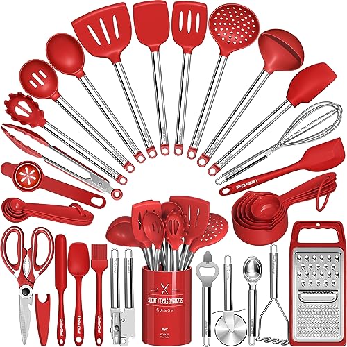 Kitchen Utensils Set (Red)