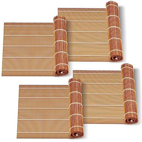 9.5"x9.5"Bamboo Sushi Rolling Mat