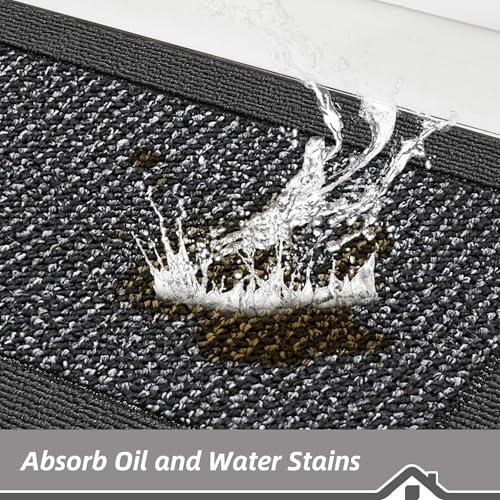 Kitchen Rug 32"x48" (Charcoal / 32" X 48" (Rectangular))