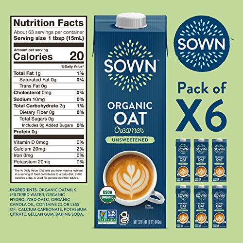 Organic Oat Creamer Unsweetened (192 Fl Oz)