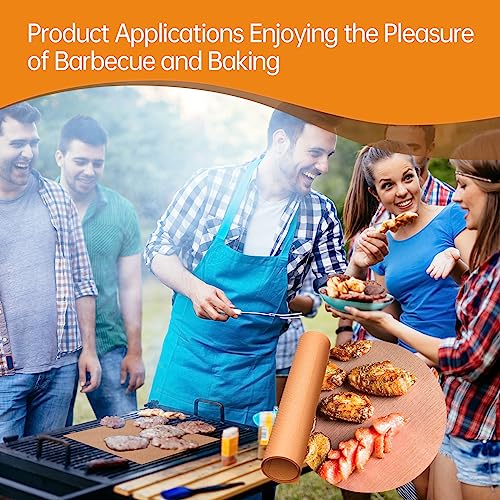 4 Pack Thickened Copper Oven Liners for Bottom of Oven BPA & PFOA Free (4 Count)