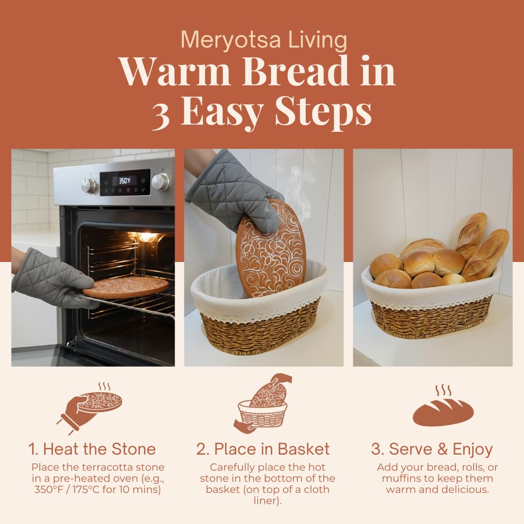 Bread Basket with Warmer (Bohemian)