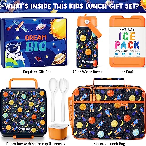 Kids Bento Lunch Box with 4 Compartments (A4. Space)