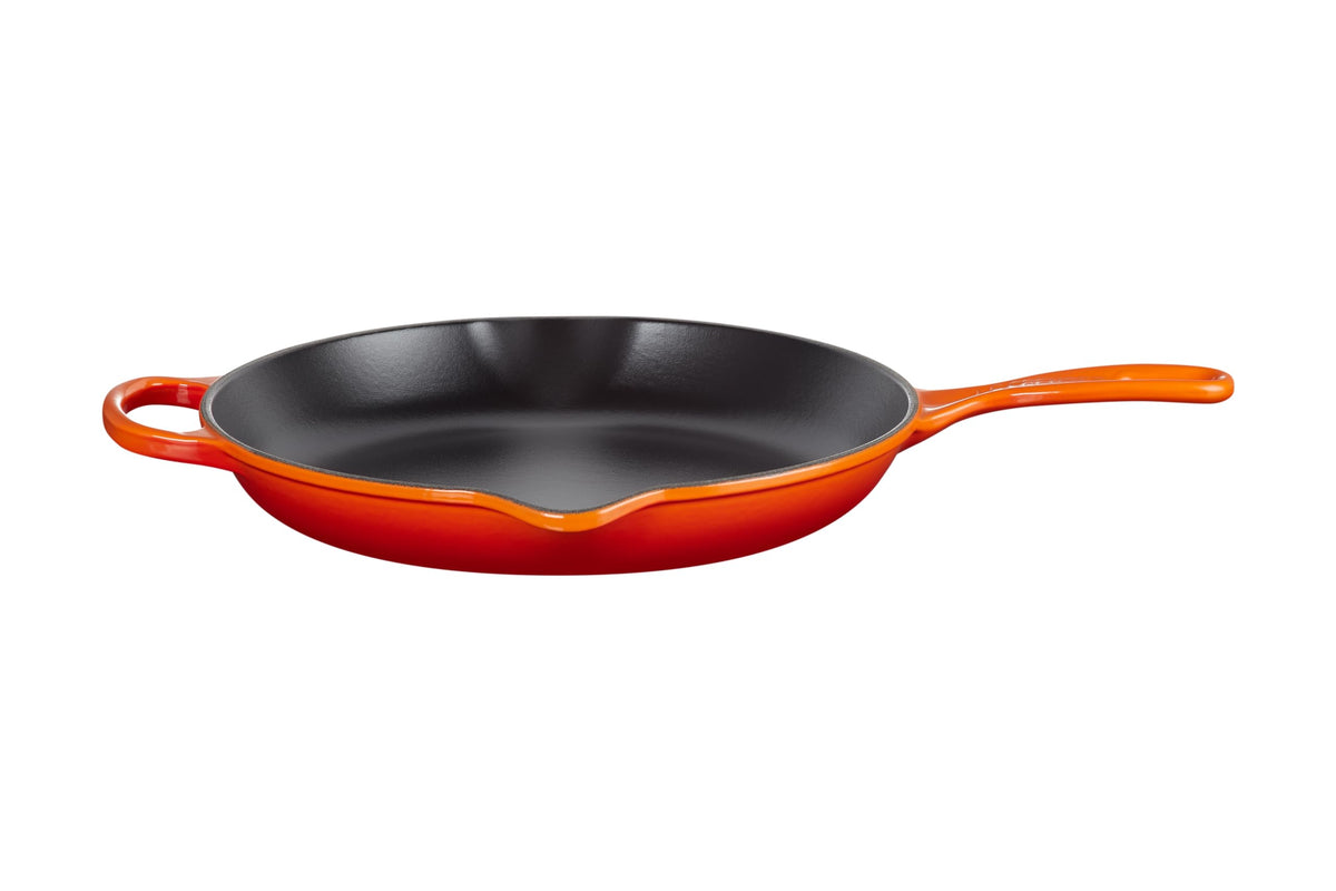 Enameled Cast Iron Signature Round Skillet (11.75" / Flame)