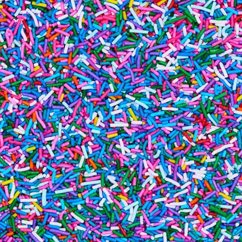 Deluxe Rainbow Crunchy Jimmies 1 Pack