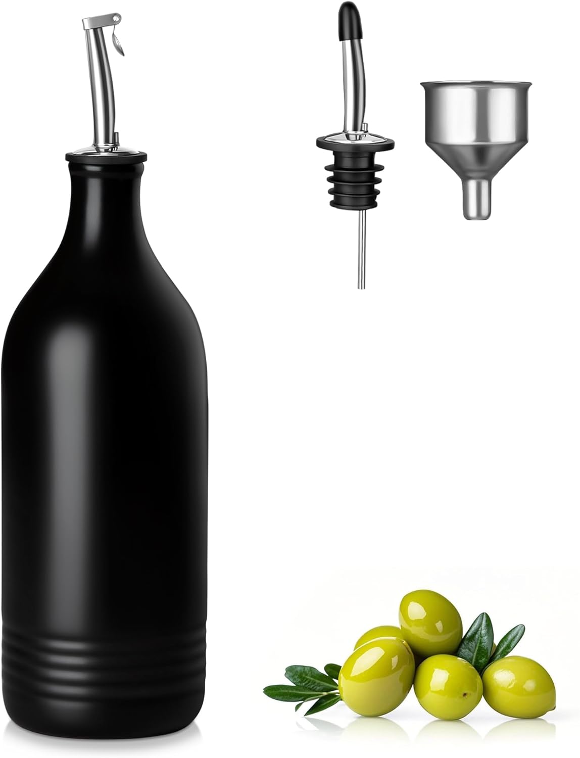 20 Oz Ceramic Olive Oil Dispenser Bottle