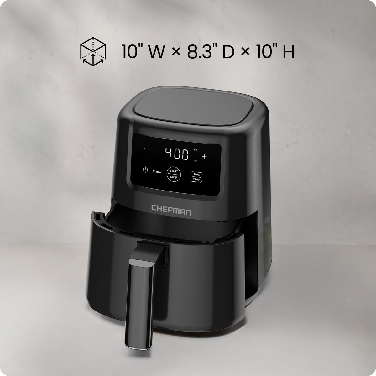2 Qt Mini Air Fryer (2 Quart / Black)