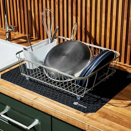 2 Piece Ultra Thin Absorbent Dish Drying Mat Set (2 Count)
