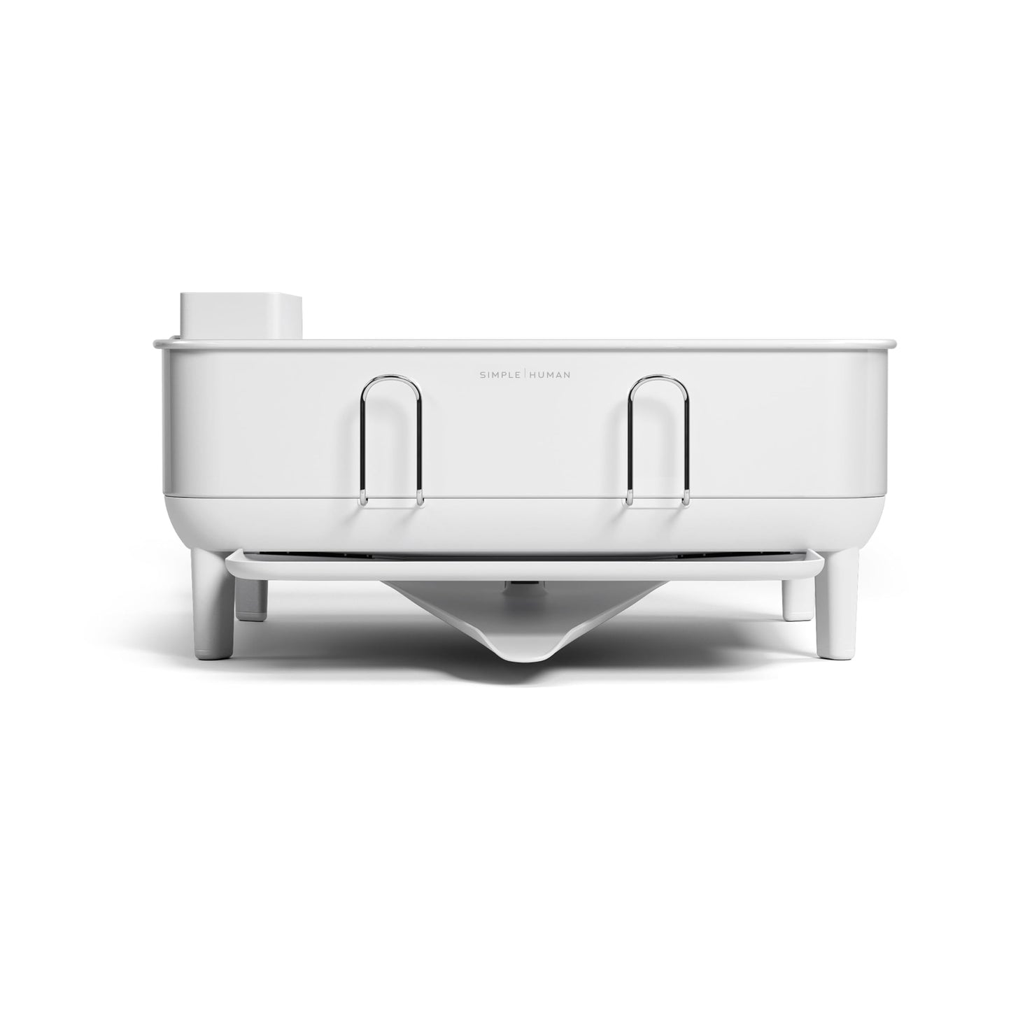 Steel Frame Dishrack (White / Compact (15'' X 15.5'' X 7.5''))