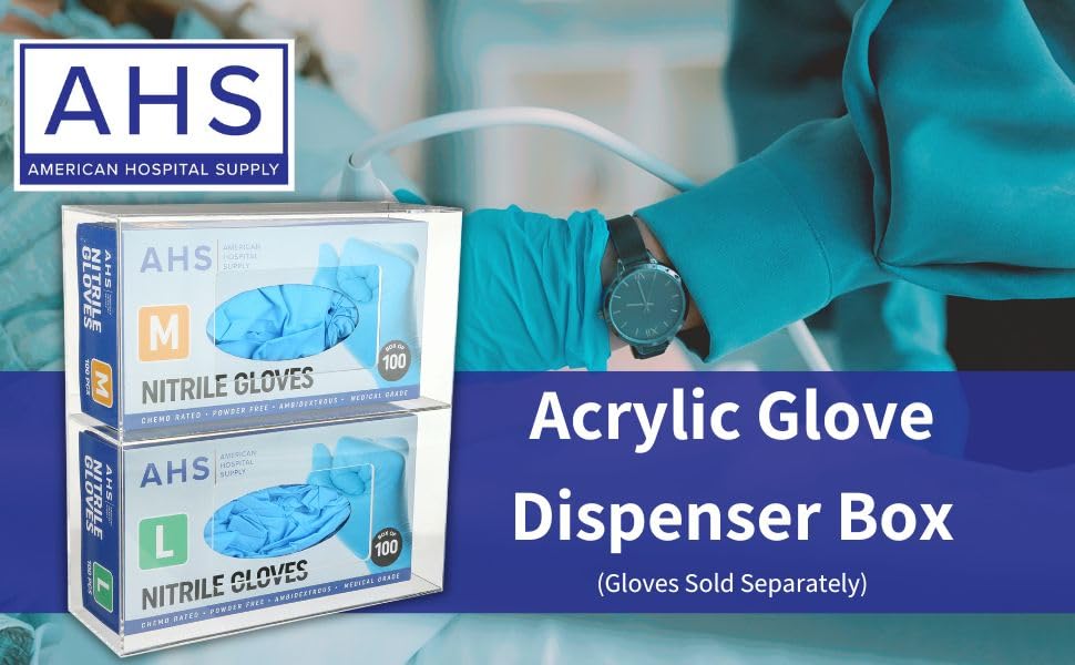 Wall Mount Glove Dispenser (Transparent Single Layer)