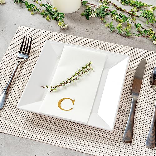 Luxenap 15.8 X 7.9 Inch Linen (Gold / 2000 Count / C)