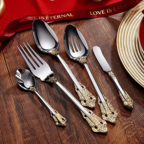Luxury 45 Piece 18 (Gold Accent)