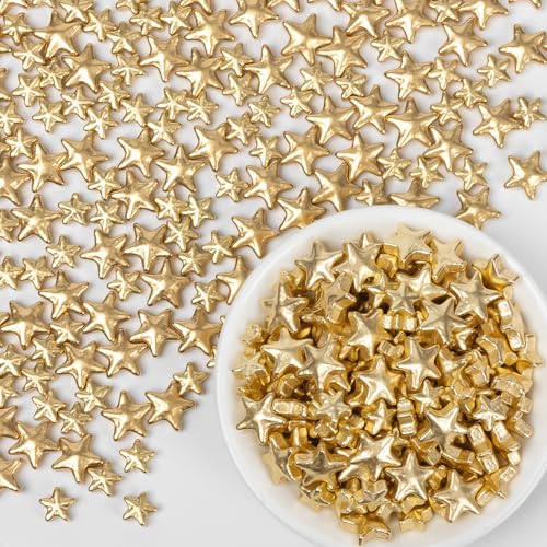 Edible Gold Stars Sprinkles for Cake Decorating (4.5 Ounce)