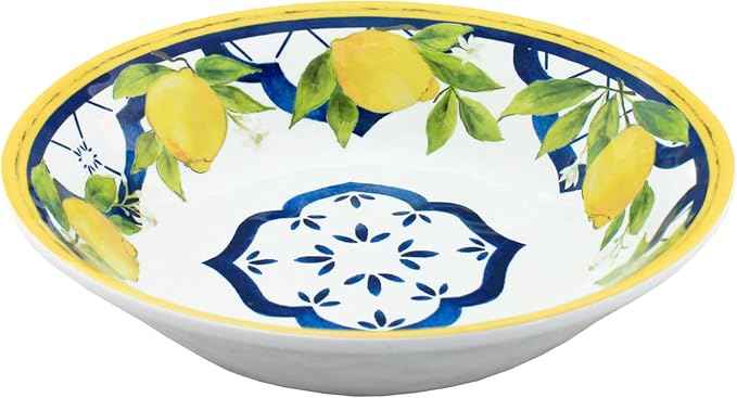 Le Cadeaux 18 Piece Luxury Melamine Dinnerware Set, Service for 6 (Palermo)