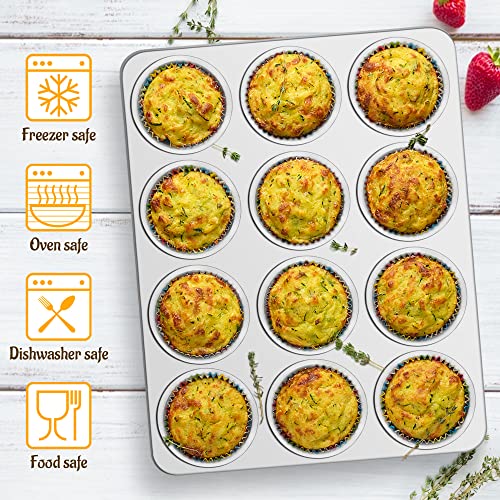 12 Cup Muffin Pan Set of 4 (4 Count)