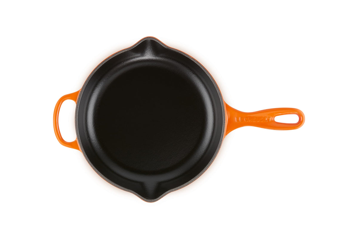 Enameled Cast Iron Signature Round Skillet (9" / Flame)
