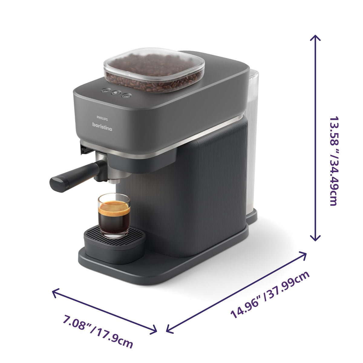 Baristina Espresso Machine (Espresso Machine / Black)