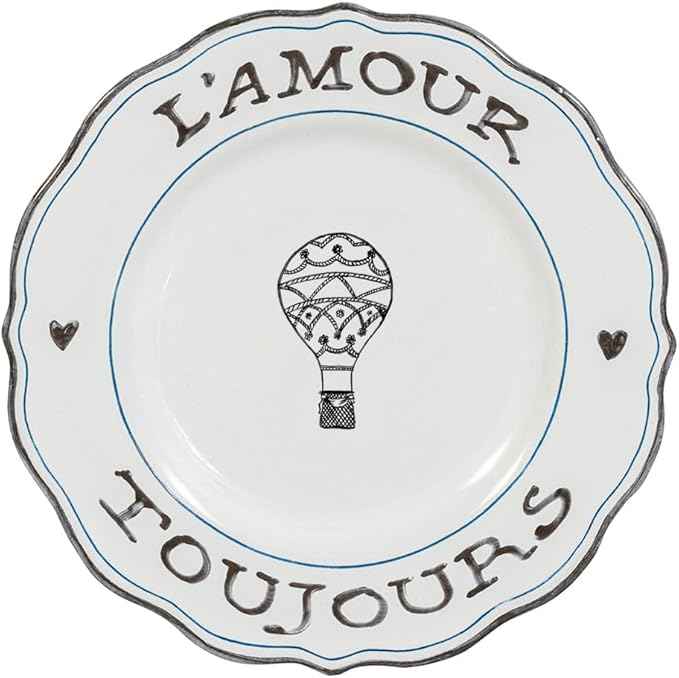 Juliska L'Amour Toujours Dessert/Salad Plate Set of 4