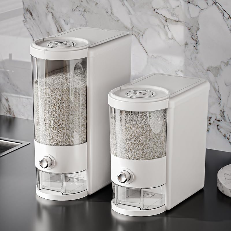 25 Lbs Rice Container with Measuring Cup (Large)