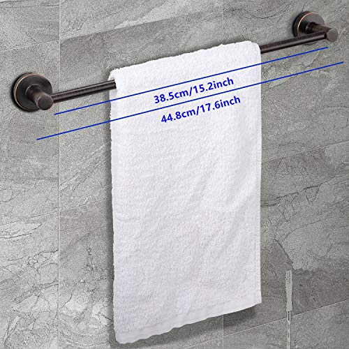 17.6 Inch Stainless Steel Bath Towel Bar (Oil Rubbed Bronze / 17.6 inch)