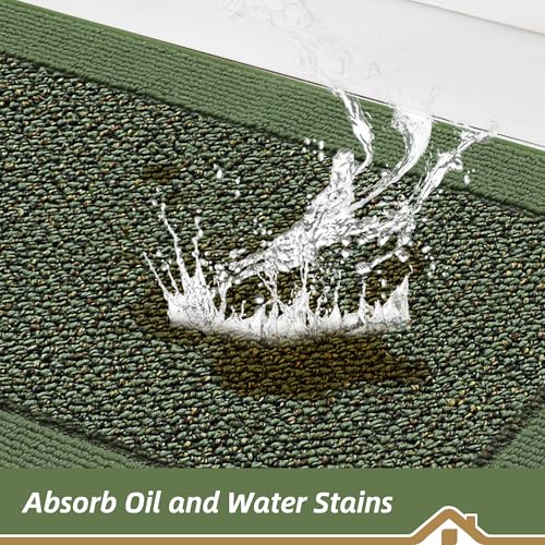Kitchen Rugs 24"x36" (Green / 24" X 36" (Rectangular))