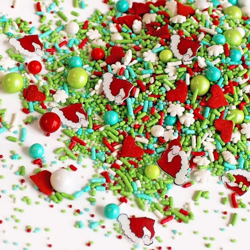 Merry Whatever Sprinkle Mix (Lime, Green, Red, White, Aqua)