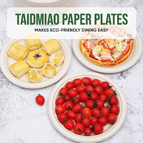 9 inch Paper Plate Heavy Duty Disposable (Brown / 9 IN)