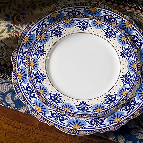 Bone China Dinnerware Sets (Blue-B)