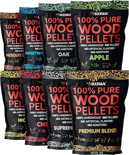 Wood Pellet Variety Pack for Ninja Woodfire (8 Count)