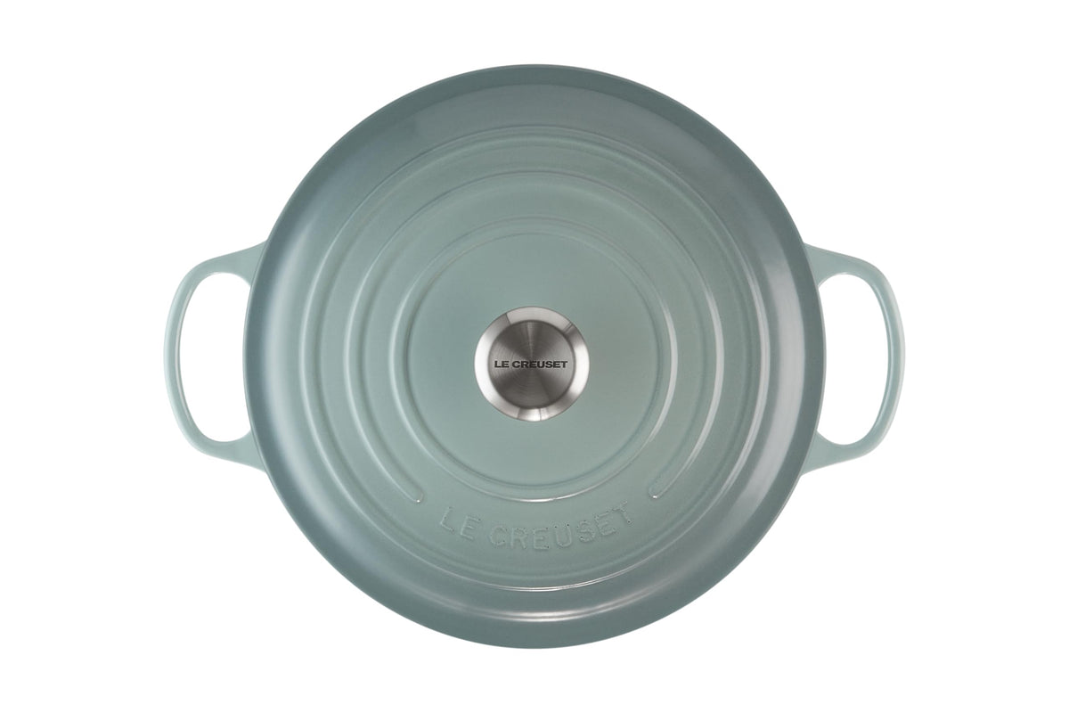 Enameled Cast Iron Round Dutch Oven (Sea Salt / 7.25 Qt)