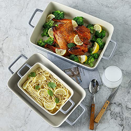 Bakeware Set Ceramic Baking Dish (Gradient Gray)