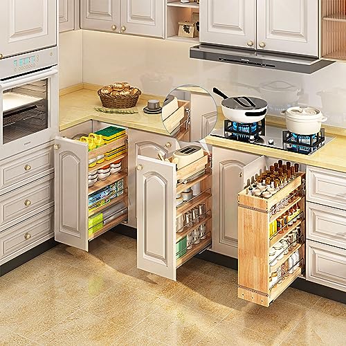 Pull Out Spice Rack Cabinet Organizer