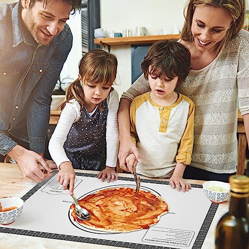 Silicone Baking Mat (White-Gray / 32"L x 24"W)