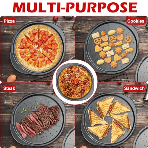 13" Round Pizza Pan for Oven (2 Count)