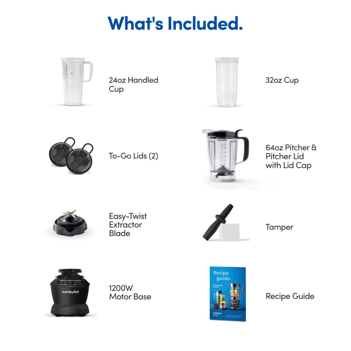 Full Size Blender Combo (Matte Black / Full-Size)