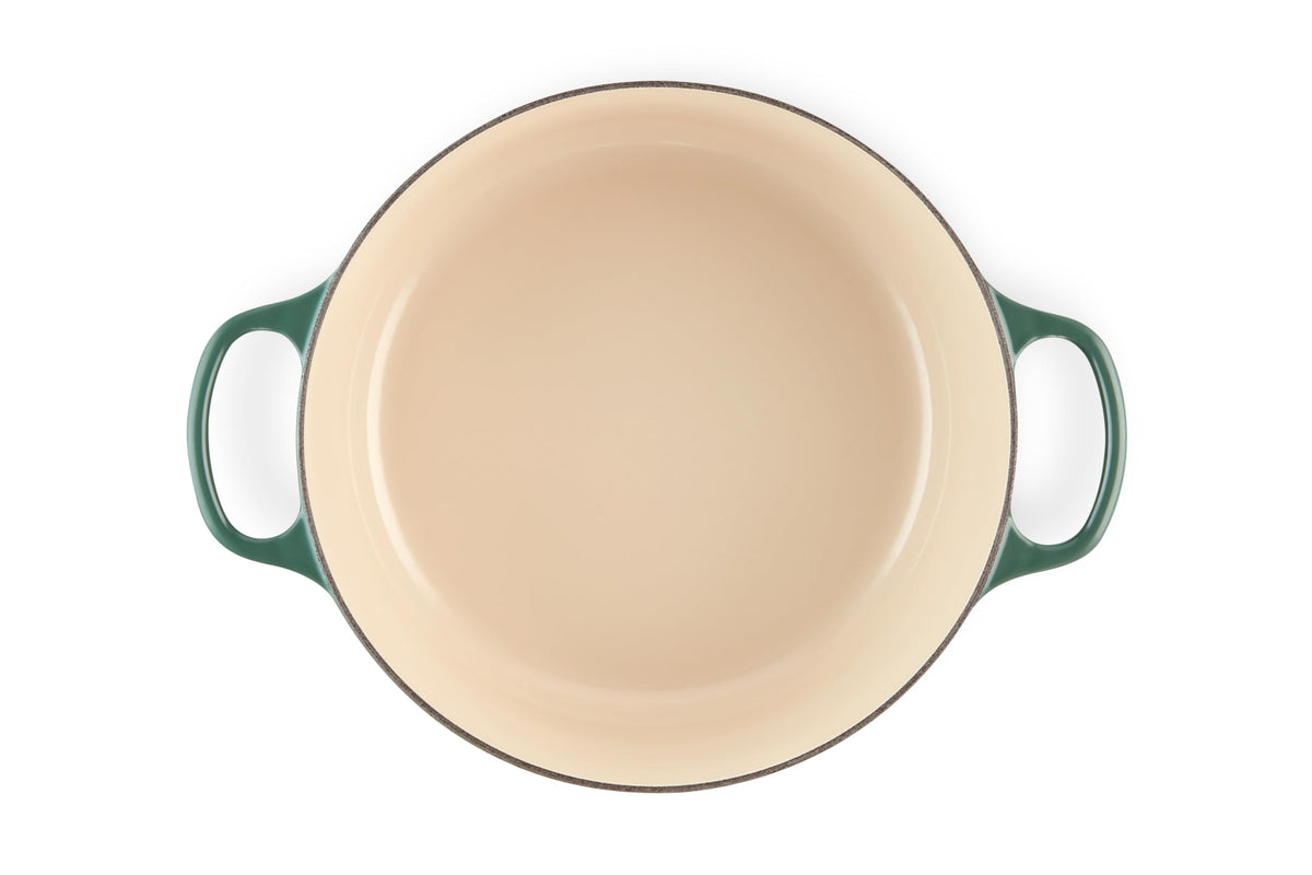 Enameled Cast Iron Round Dutch Oven (Artichaut / 9 Qt)