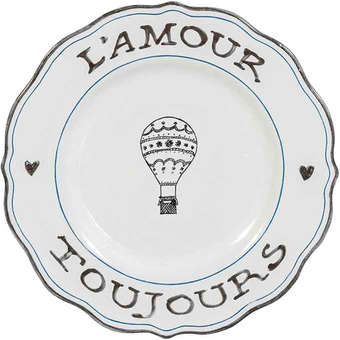Juliska L'Amour Toujours Dessert/Salad Plate Set of 4