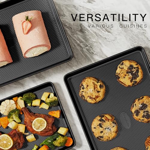 2 Pack Half Sheet Pan Set (Dark Gray / Half Sheet)