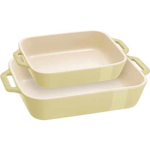 Ceramic 2 pc Rectangular Baking Dish Set