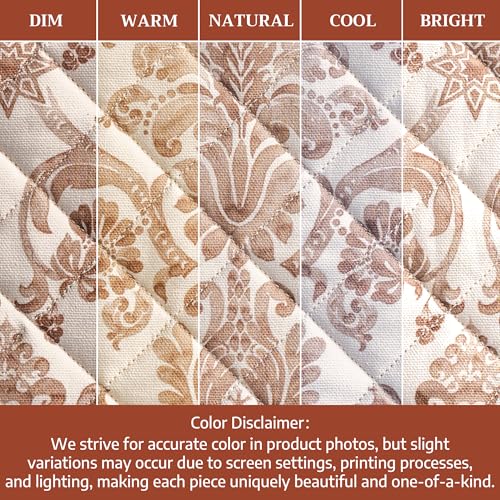Pot Holders 100% Cotton Potholders (121 - Allure / 8" x 8" (Pot Holder Pack of 2))