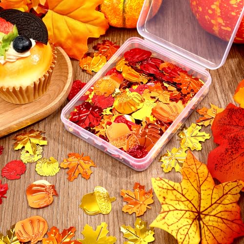 Fall Thanksgiving Glitter Confetti